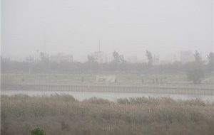 وقوع گرد و غبار در خوزستان