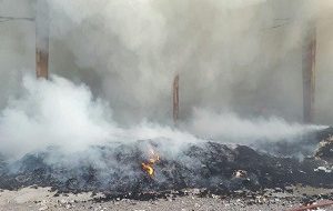 آتش‌سوزی در سایت زباله صفیره اهواز