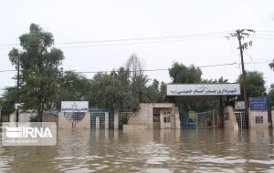 بازسازی مناطق آب گرفته بندر امام خمینی