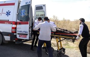 تصادف ۲ دستگاه خودروی سواری در محور شوش به دزفول