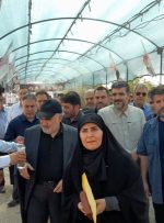 بررسی روند خدمت رسانی از زائران حسینی توسط وزیر راه