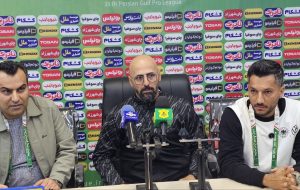 بازیکنان در زمین عالی عمل کردند ولی موقعیت های خوبی را از دست دادیم