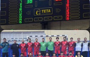 برد شیرین تیم هندبال نفت امیدیه مقابل تیم رعد پدافند البرز و صعود به لیگ برتر