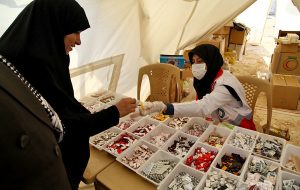 خدمت رسانی 926 امدادگر هلال احمر به زائران اربعین در دو مرز شلمچه و چذابه