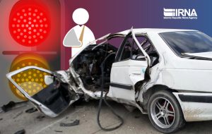 یک فوتی در اثر برخورد یک دستگاه سمند با یک دستگاه هیوندای در مسیر خرمشهر _اهواز